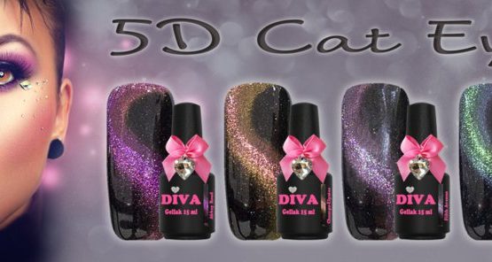 Diva Gellak 5D Cat Eye Collection x4