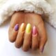 Pastel Nail Shadows Amethyst, Ballet Pink, Lemon Yellow, Perfect Peach